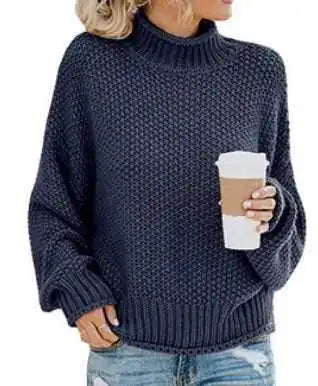 Femke™ | Pull en Col Roulé Tricoté