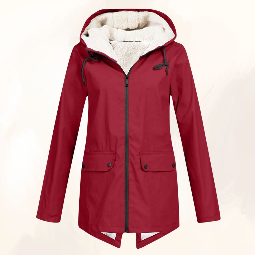 PATRICIA™ | MANTEAU D'HIVER IMPERMÉABLE AVEC REMPLISSAGE EN FOURRURE DOUCE