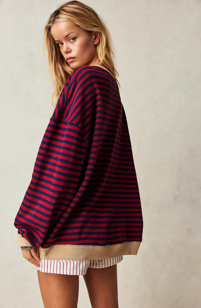 MANA™ | PULLOVER OVERSIZE RAYÉ