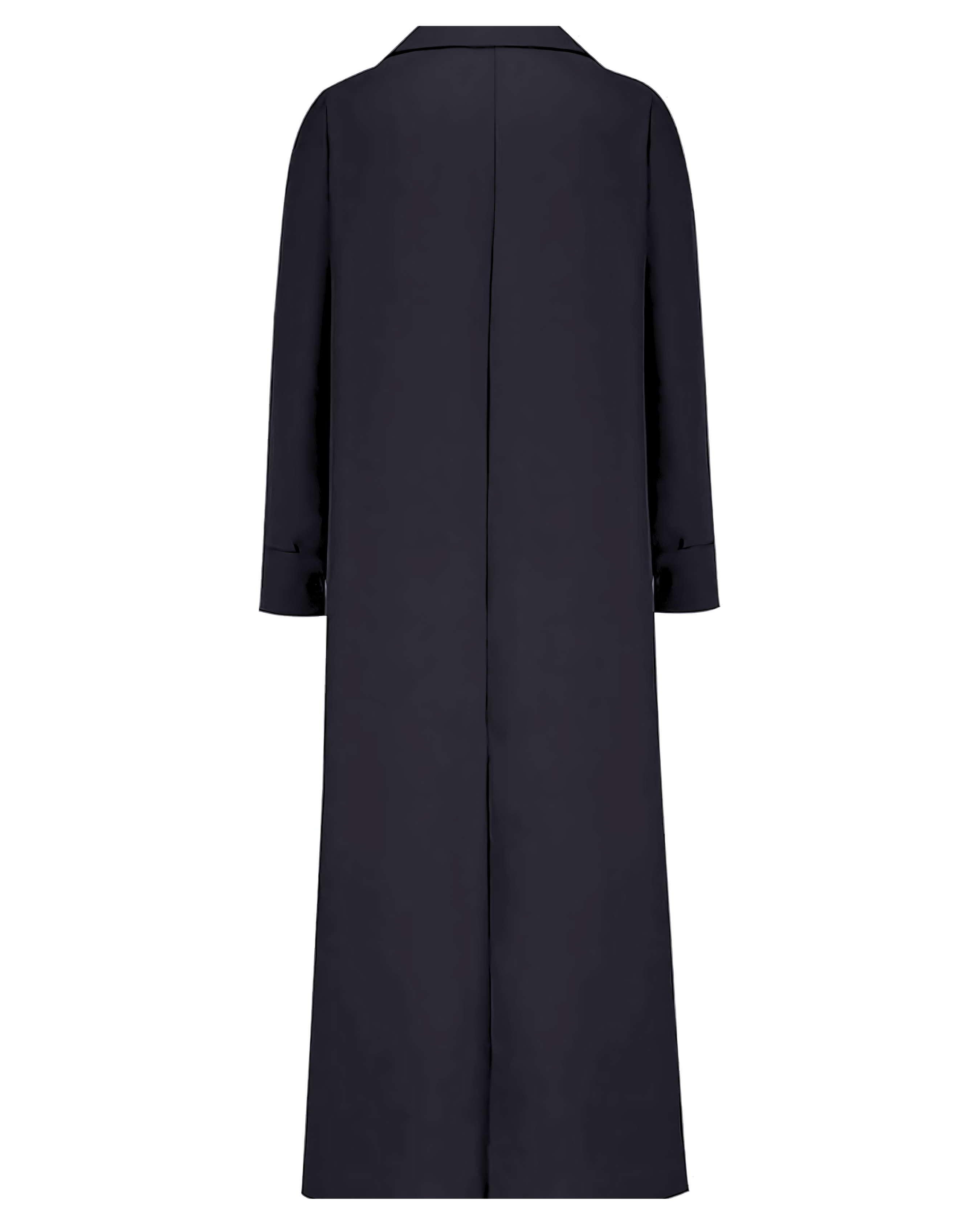 EVA™ | ROBE AMPLE LANGE AVEC REVER ET FENTE LATÉRALE