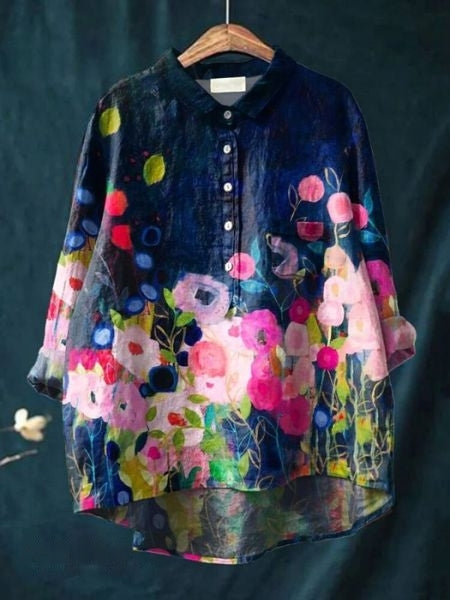 DONNA™ | BLOUSE À IMPRIMÉ FLORAL