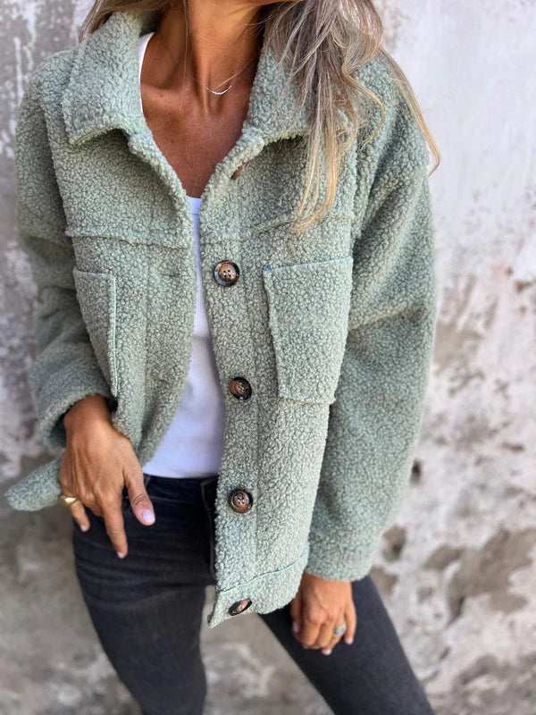 DION™ | VESTE COURTE EN LAINE