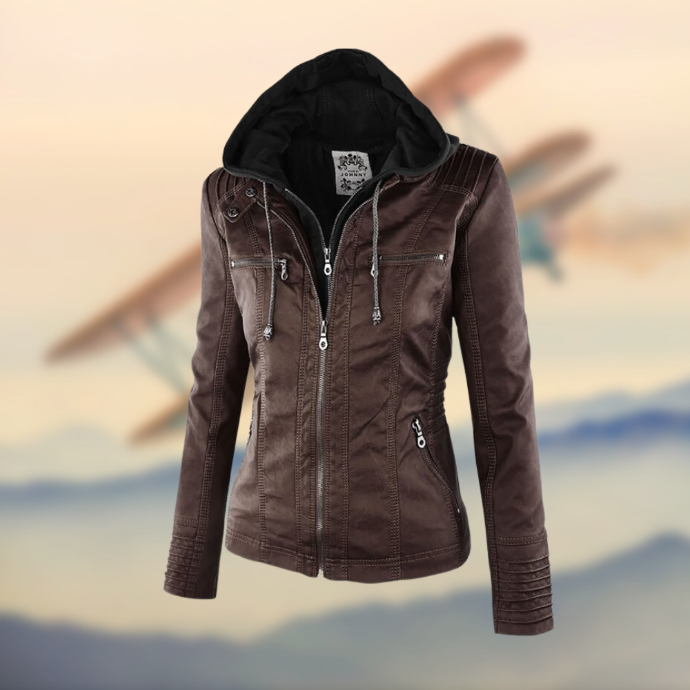 KAROLINA™ | VESTE EN CUIR ÉLÉGANTE ET UNIQUE