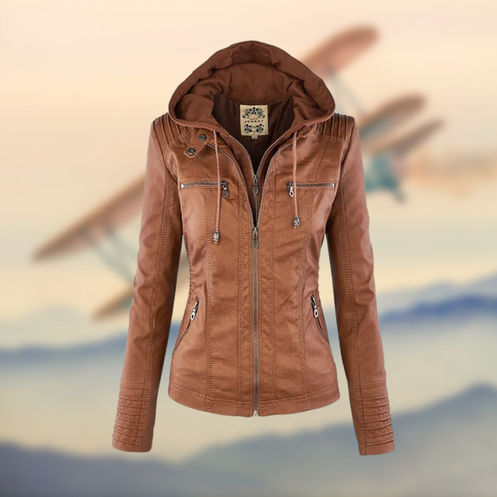 KAROLINA™ | VESTE EN CUIR ÉLÉGANTE ET UNIQUE