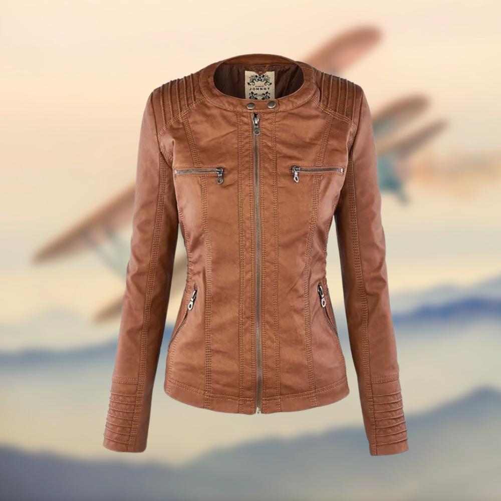 KAROLINA™ | VESTE EN CUIR ÉLÉGANTE ET UNIQUE