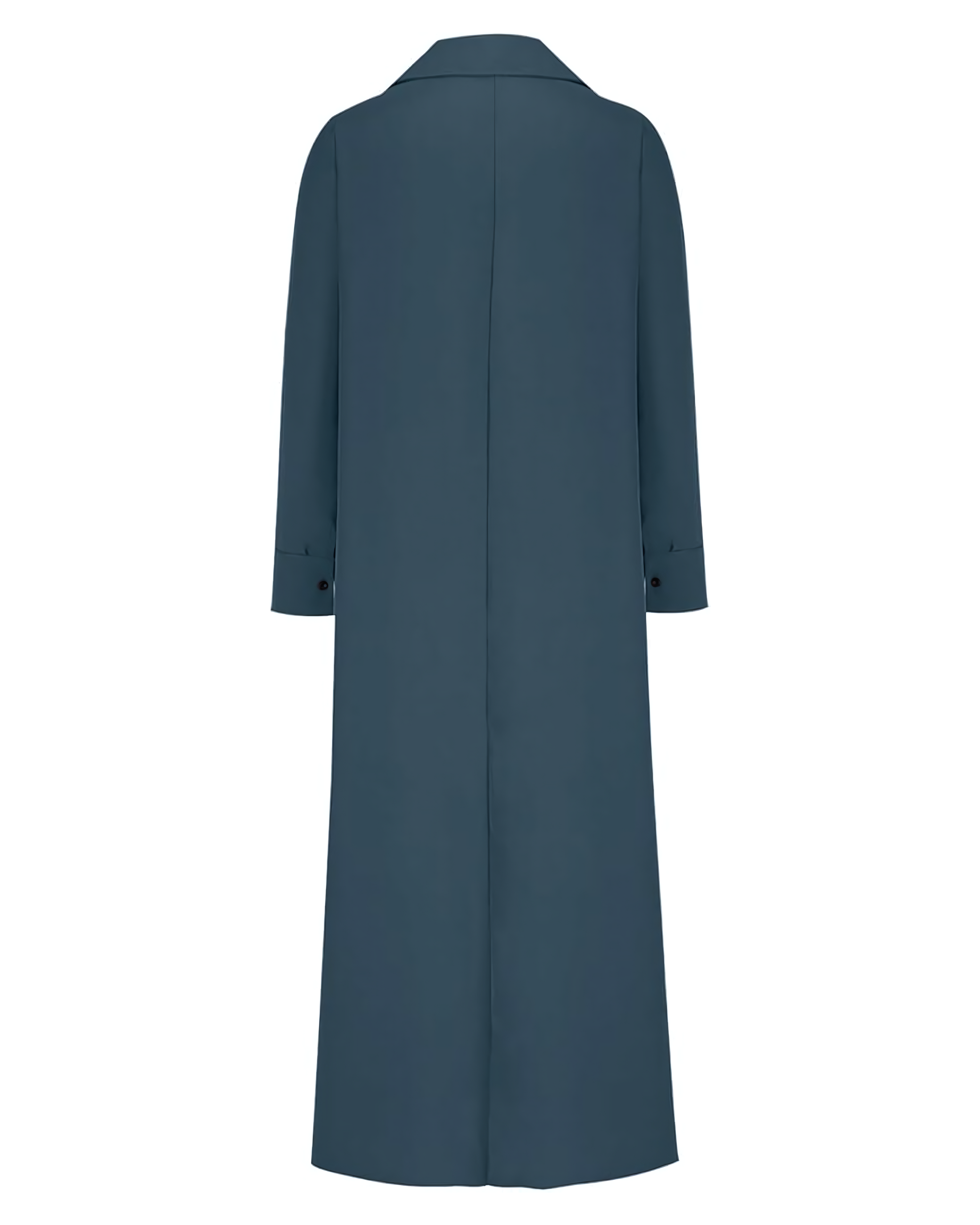EVA™ | ROBE AMPLE LANGE AVEC REVER ET FENTE LATÉRALE