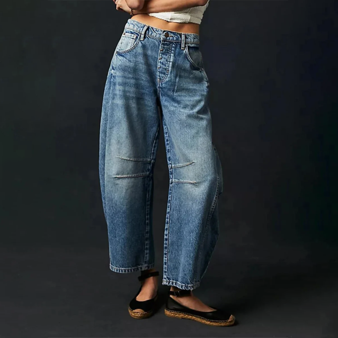 GLORIA™ | JEANS À JAMBES LARGES
