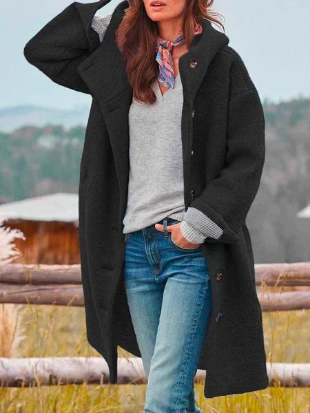 ASTRID™ | MAXI-VESTE AVEC CAPUCHE