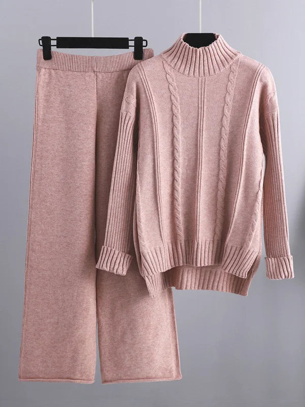 Le Charme™ | Ensemble deux pièces Lounge en tricot torsadé