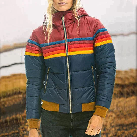 ROSA™ | PARKA RÉTRO AVEC CAPUCHE EN FAUSSE FOURRURE POUR FEMMES