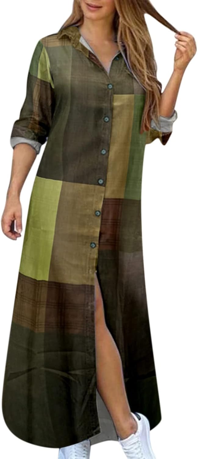 Maison Regal™ | Robe Chemise Élégance Chromatique