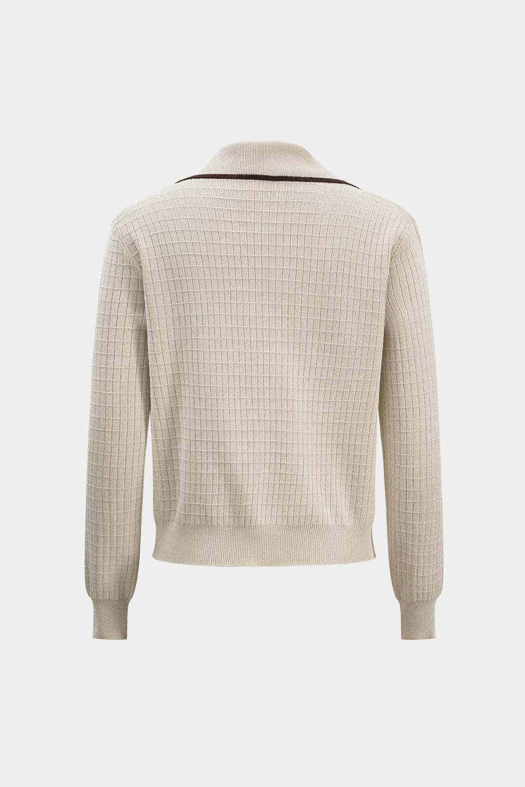 Le Charme™ Ensemble Tricot Métallique : Haut à Boutons et Jupe