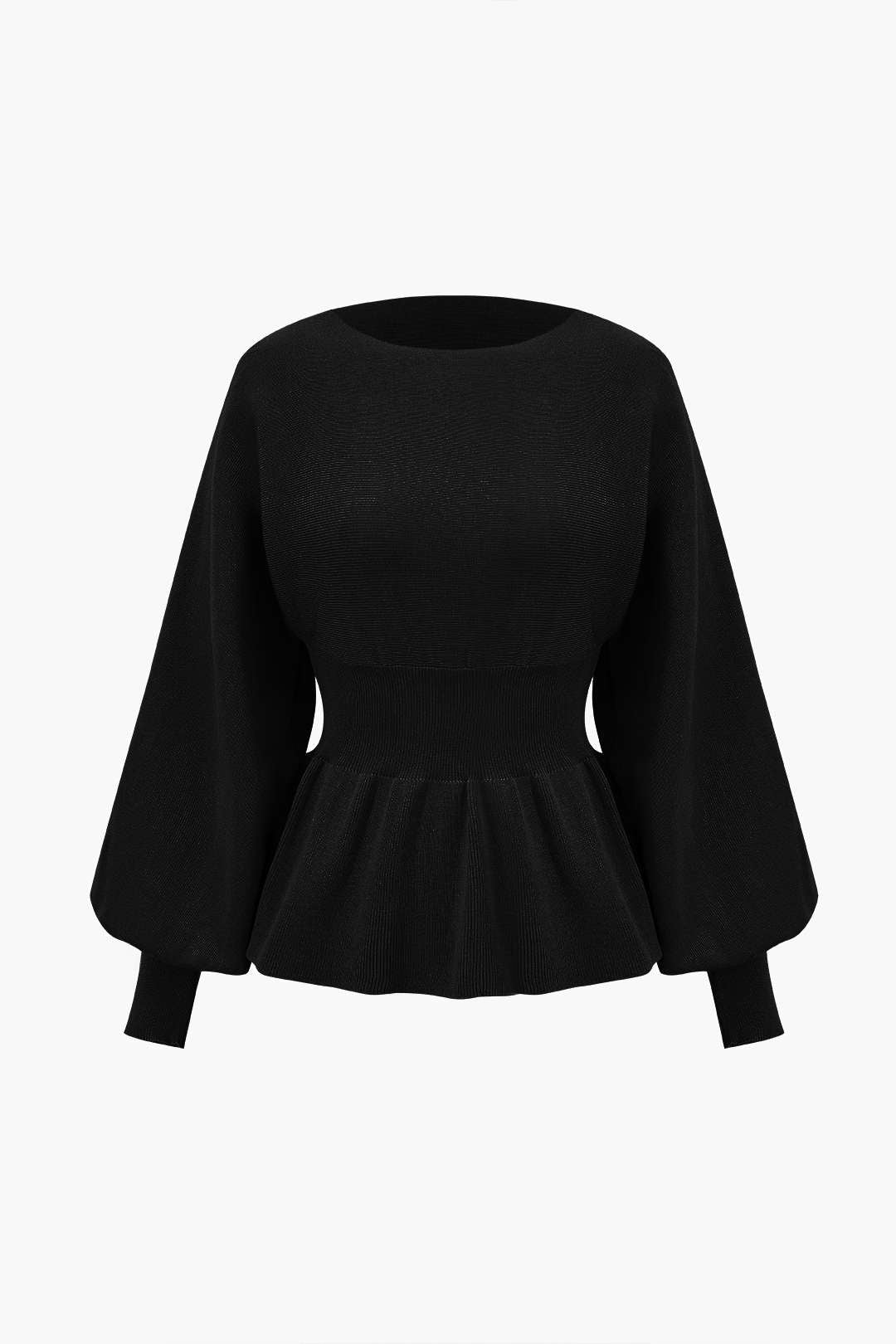 Le Charme™ | Ensemble Tricot : Haut à Manches Gigot et Jupe