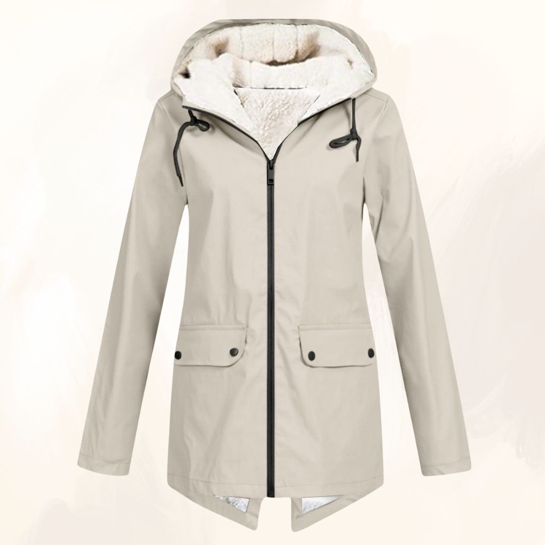 PATRICIA™ | MANTEAU D'HIVER IMPERMÉABLE AVEC REMPLISSAGE EN FOURRURE DOUCE