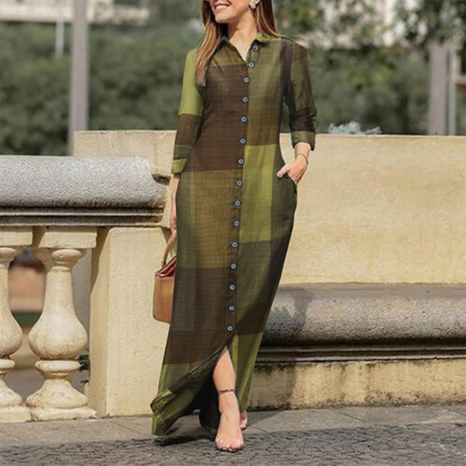 Maison Regal™ | Robe Chemise Élégance Chromatique