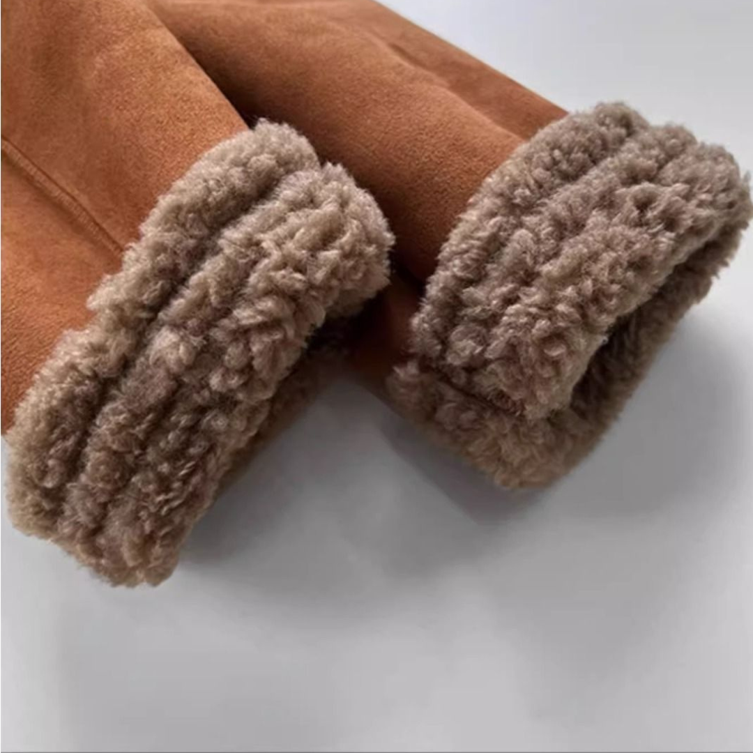 WERONIKA™ | MANTEAU CHAUD EN CUIR DE LANDE