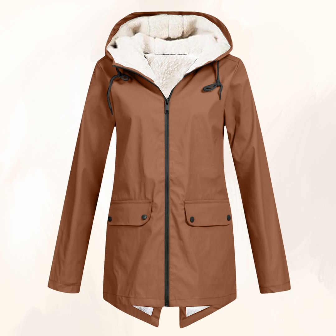 PATRICIA™ | MANTEAU D'HIVER IMPERMÉABLE AVEC REMPLISSAGE EN FOURRURE DOUCE
