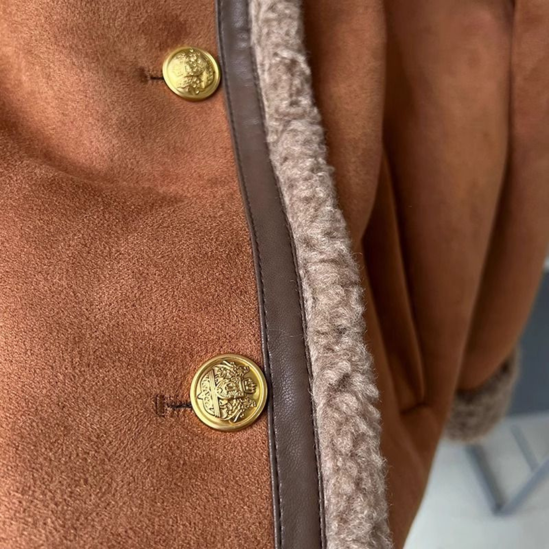 WERONIKA™ | MANTEAU CHAUD EN CUIR DE LANDE