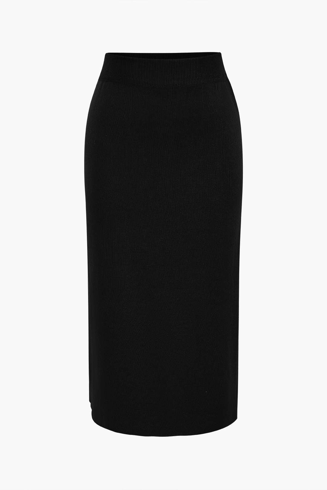 Le Charme™ | Ensemble Tricot : Haut à Manches Gigot et Jupe