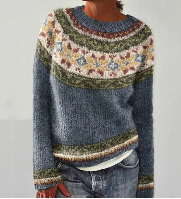 SILVIA™ | SWEATER RÉTRO D'AUTOMNE