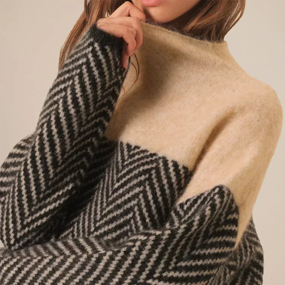 PAULINA™ | COL TRUITÉ LUXE AVEC MOTIF SOUTENANT