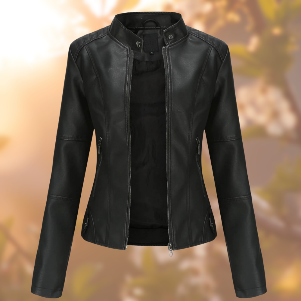 GAIA™ - VESTE EN CUIR LUXUEUSE POUR FEMMES
