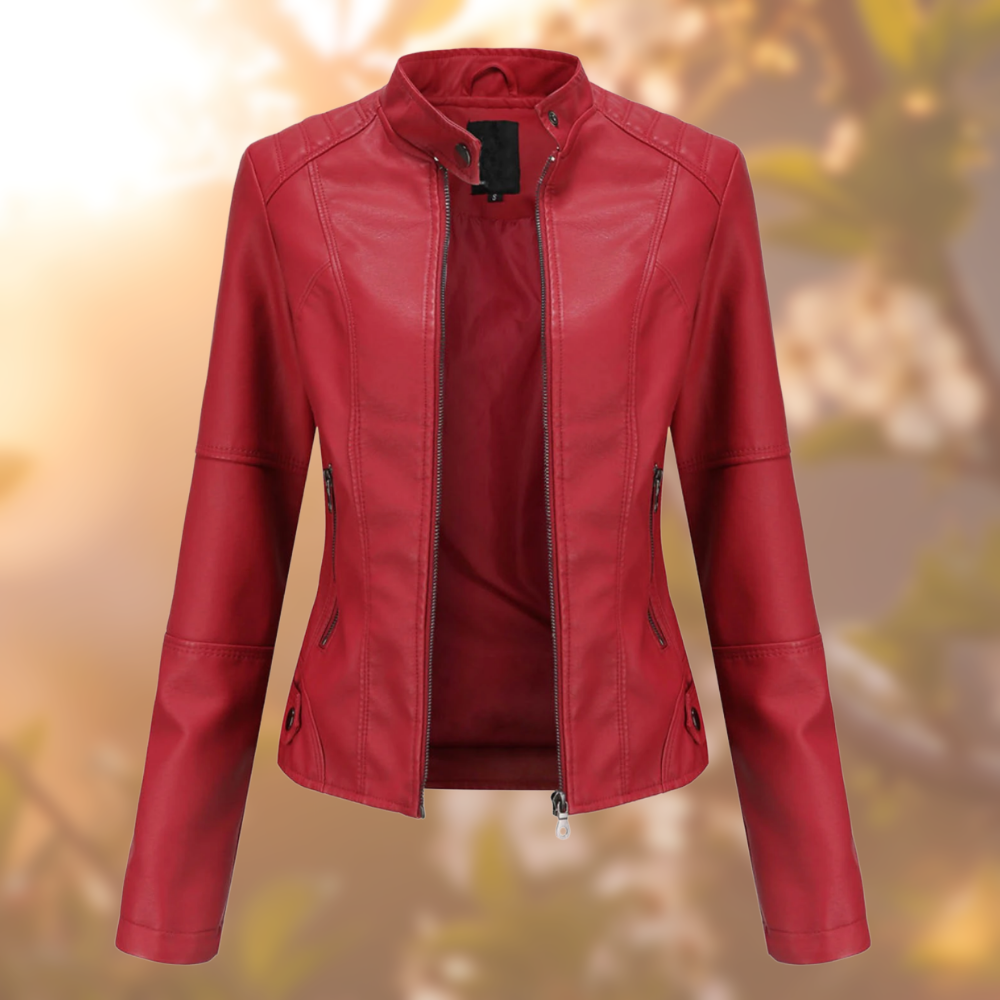 GAIA™ - VESTE EN CUIR LUXUEUSE POUR FEMMES