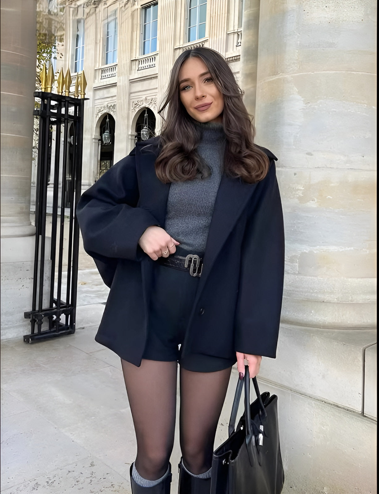 LIZZY™ | VESTE EN LAINE OVERSIZE TENDANCE