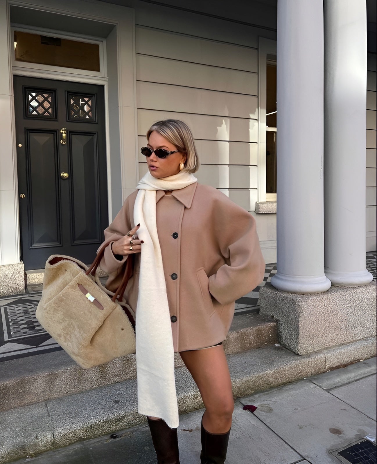 LIZZY™ | VESTE EN LAINE OVERSIZE TENDANCE