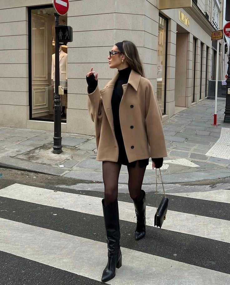 LIZZY™ | VESTE EN LAINE OVERSIZE TENDANCE