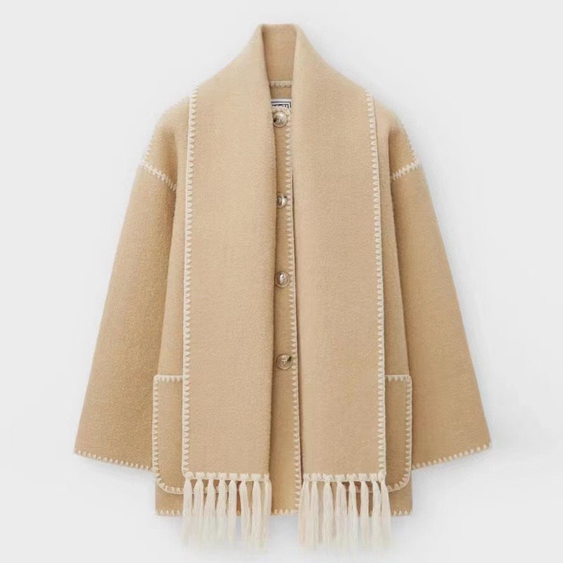 VIONA™ | MANTEAU EN LAINE CONFORTABLE