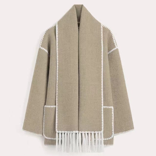 VIONA™ | MANTEAU EN LAINE CONFORTABLE
