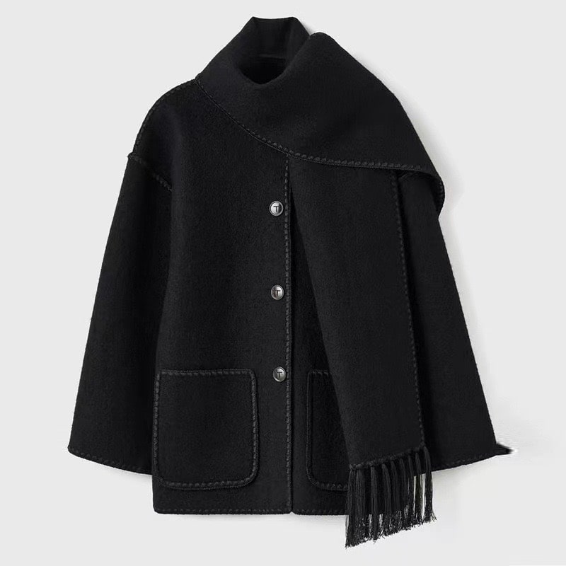 VIONA™ | MANTEAU EN LAINE CONFORTABLE