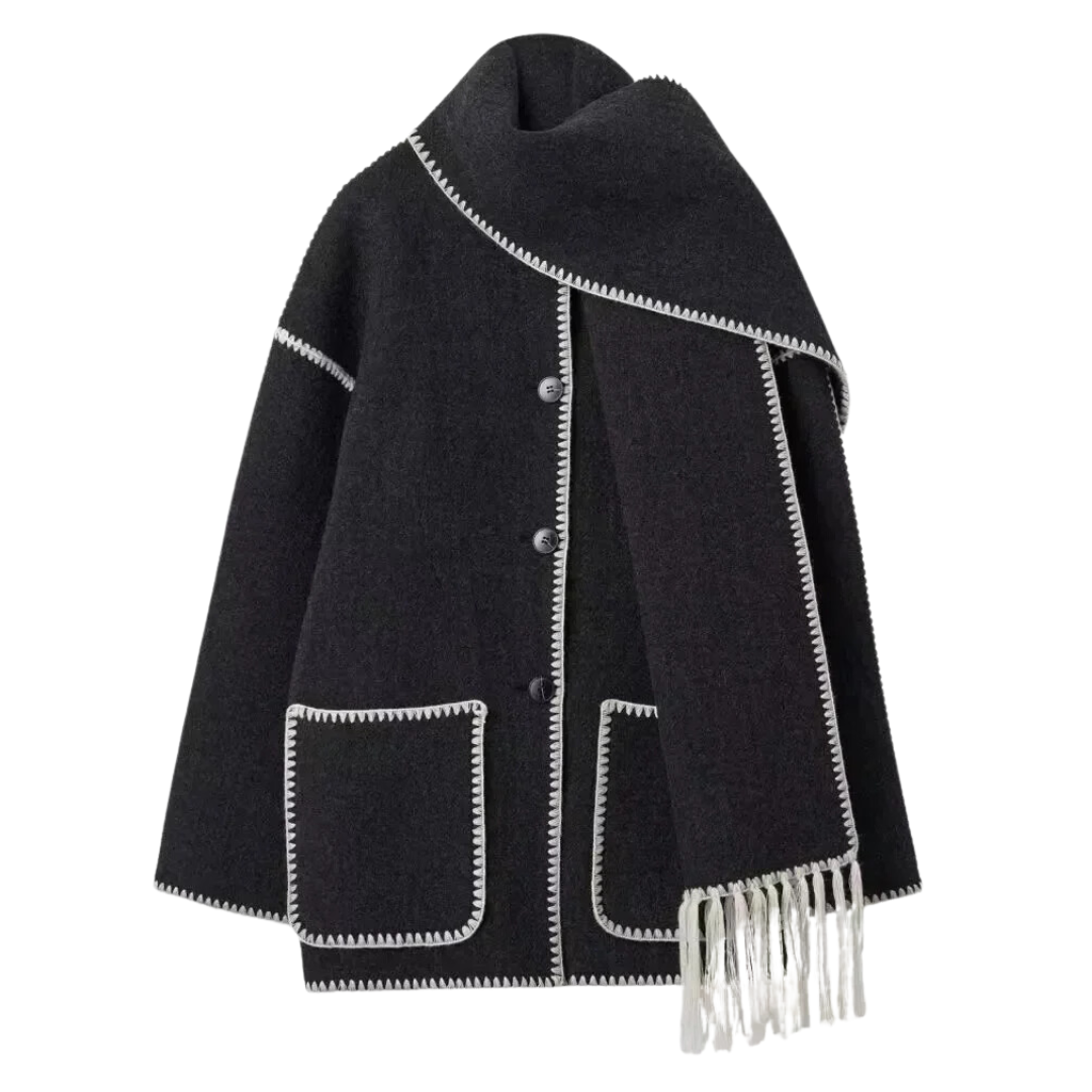 VIONA™ | MANTEAU EN LAINE CONFORTABLE