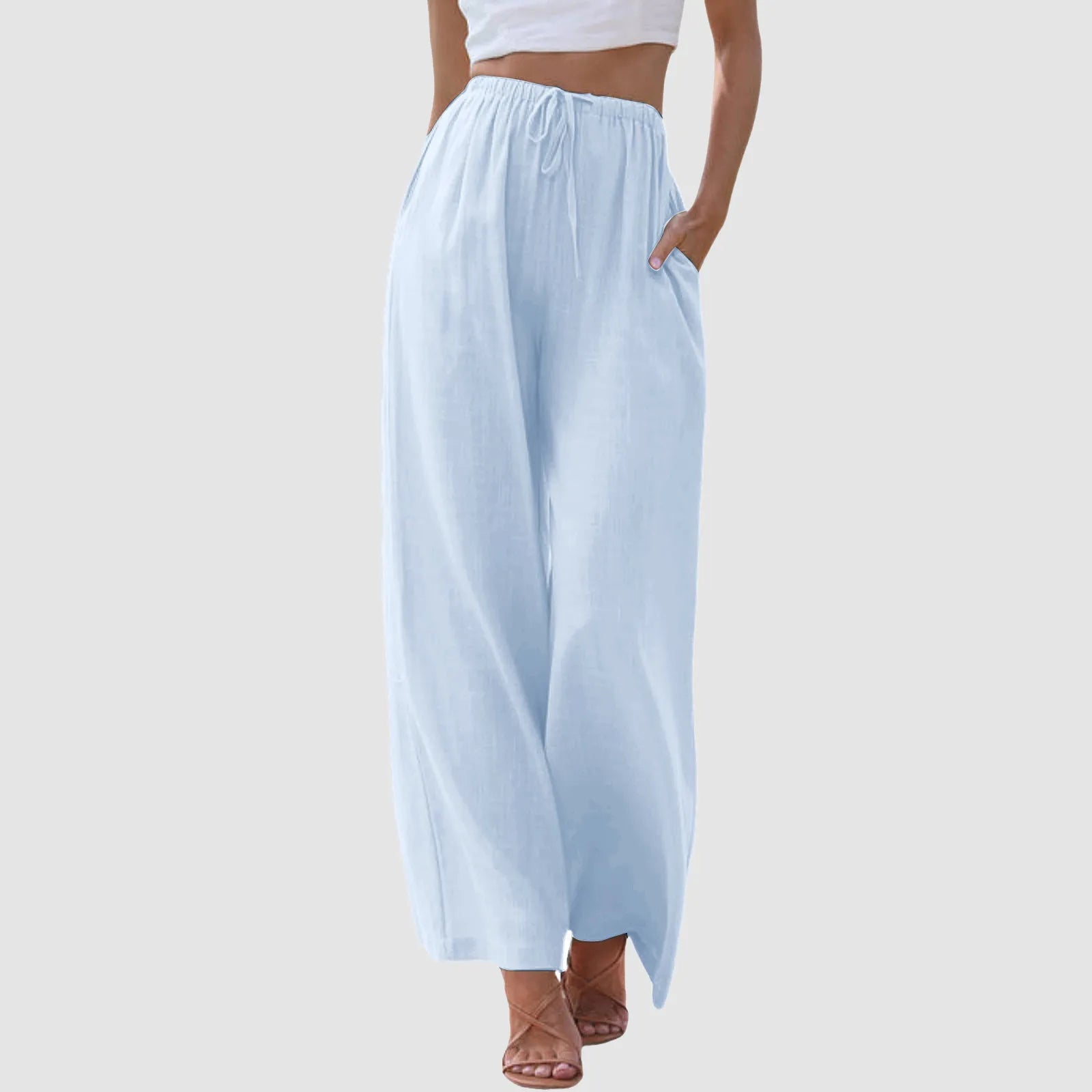 Le Charme™ | Pantalon confort à jambe large et taille haute
