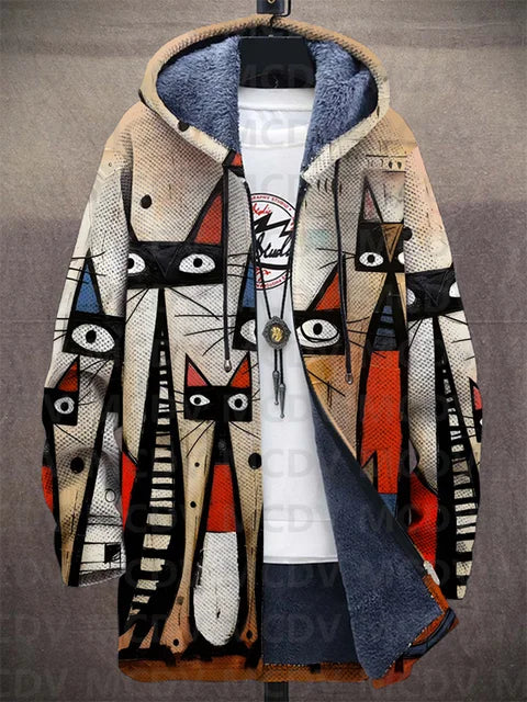 CLAIRE™ | VESTE ARTISTIQUE IMPRIMÉE