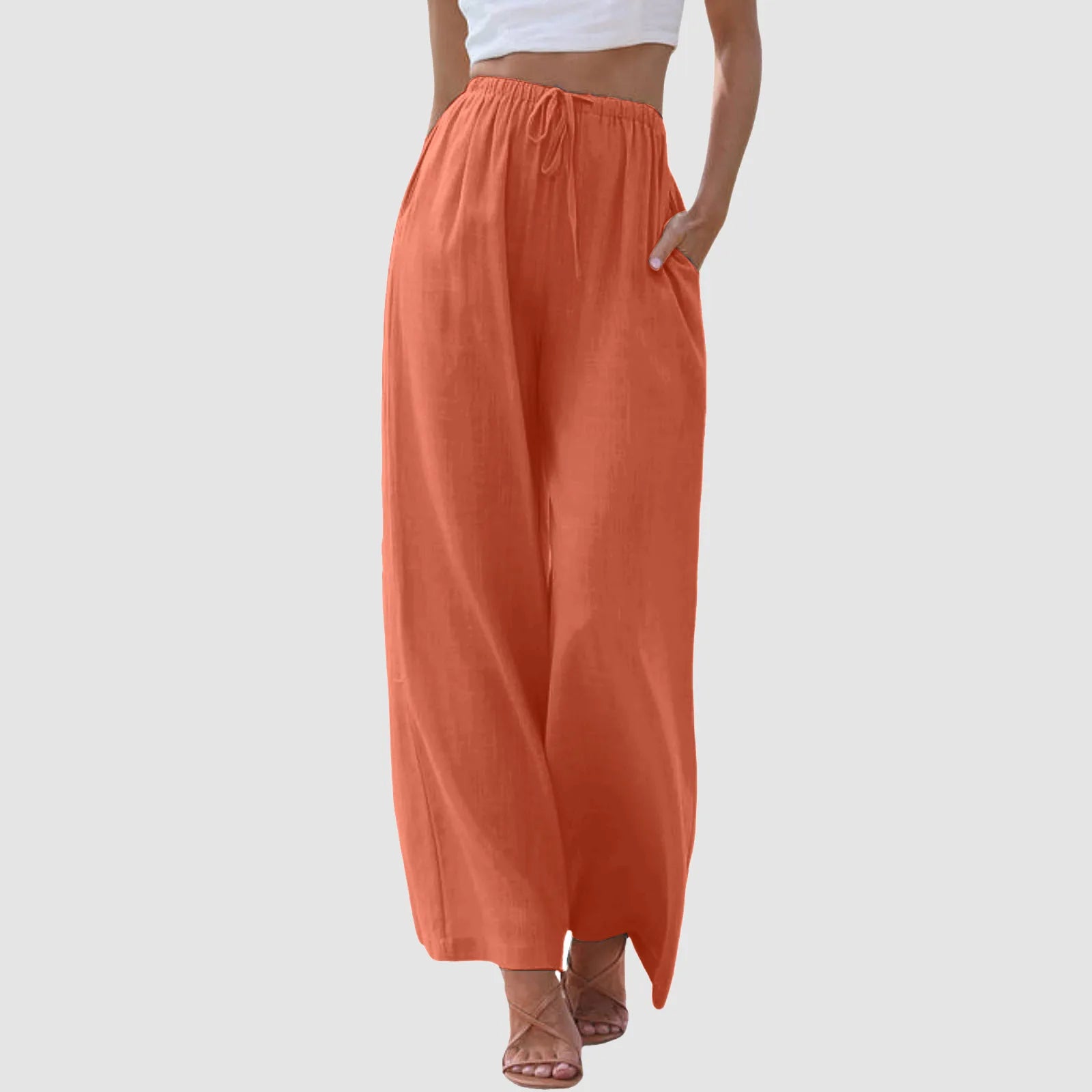 Le Charme™ | Pantalon confort à jambe large et taille haute
