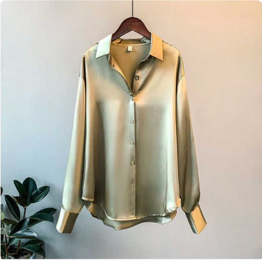 CAMICIA™ | BLOUSE EN SATIN POUR FEMMES