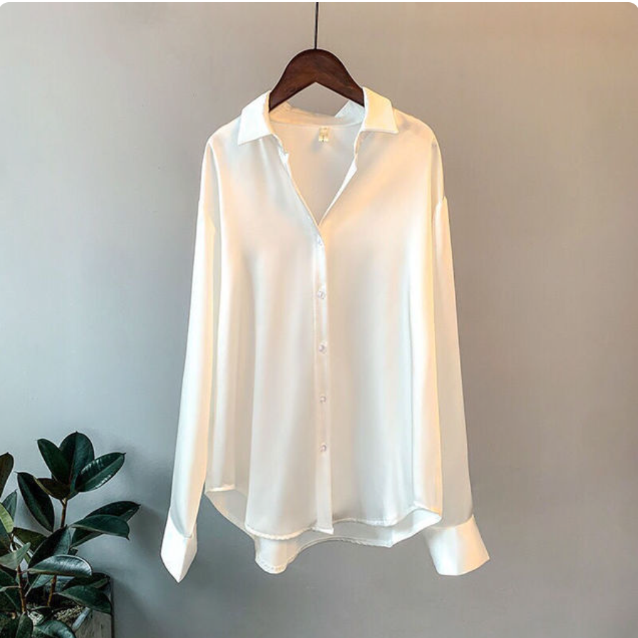 CAMICIA™ | BLOUSE EN SATIN POUR FEMMES