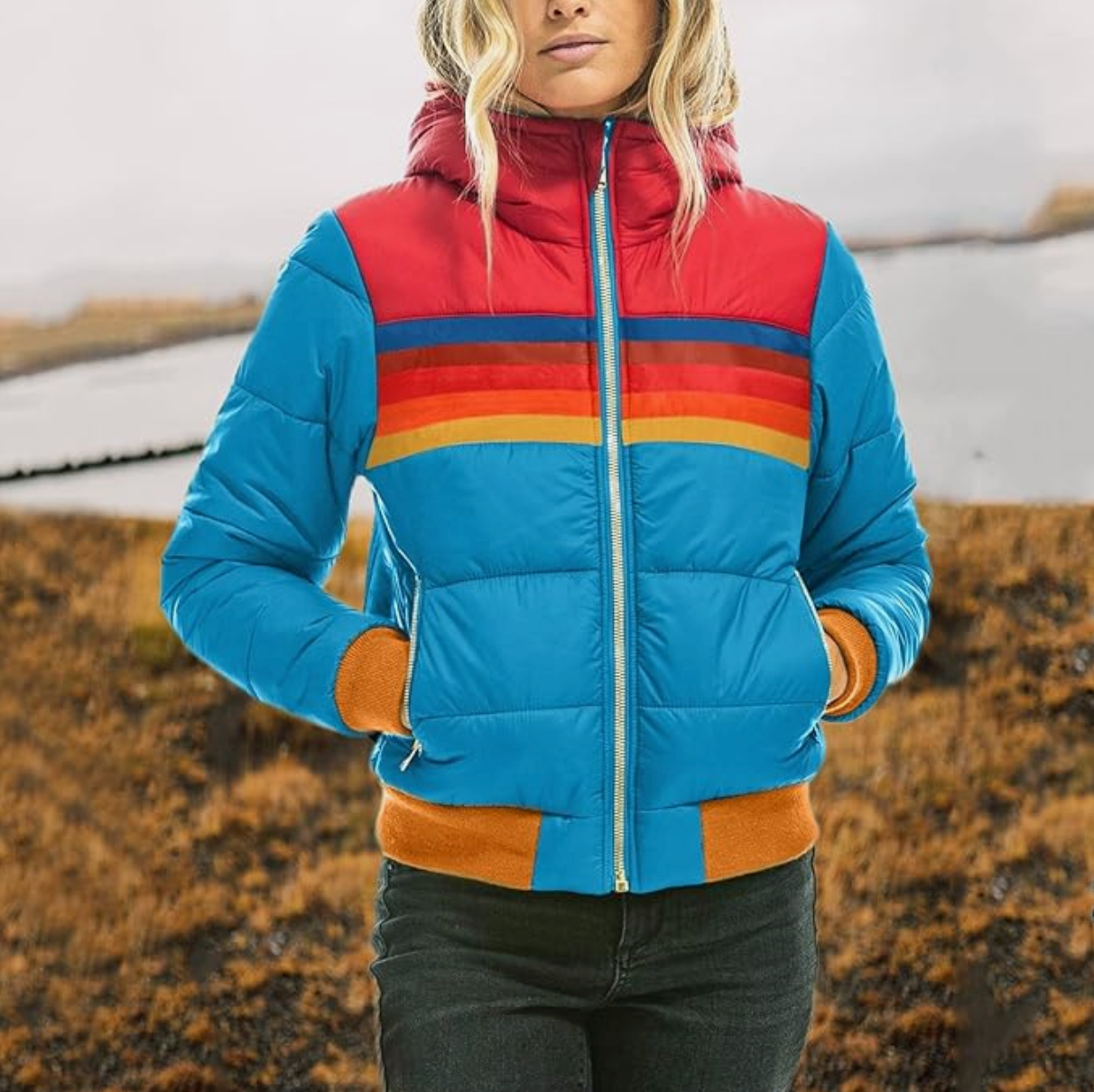 ROSA™ | PARKA RÉTRO AVEC CAPUCHE EN FAUSSE FOURRURE POUR FEMMES
