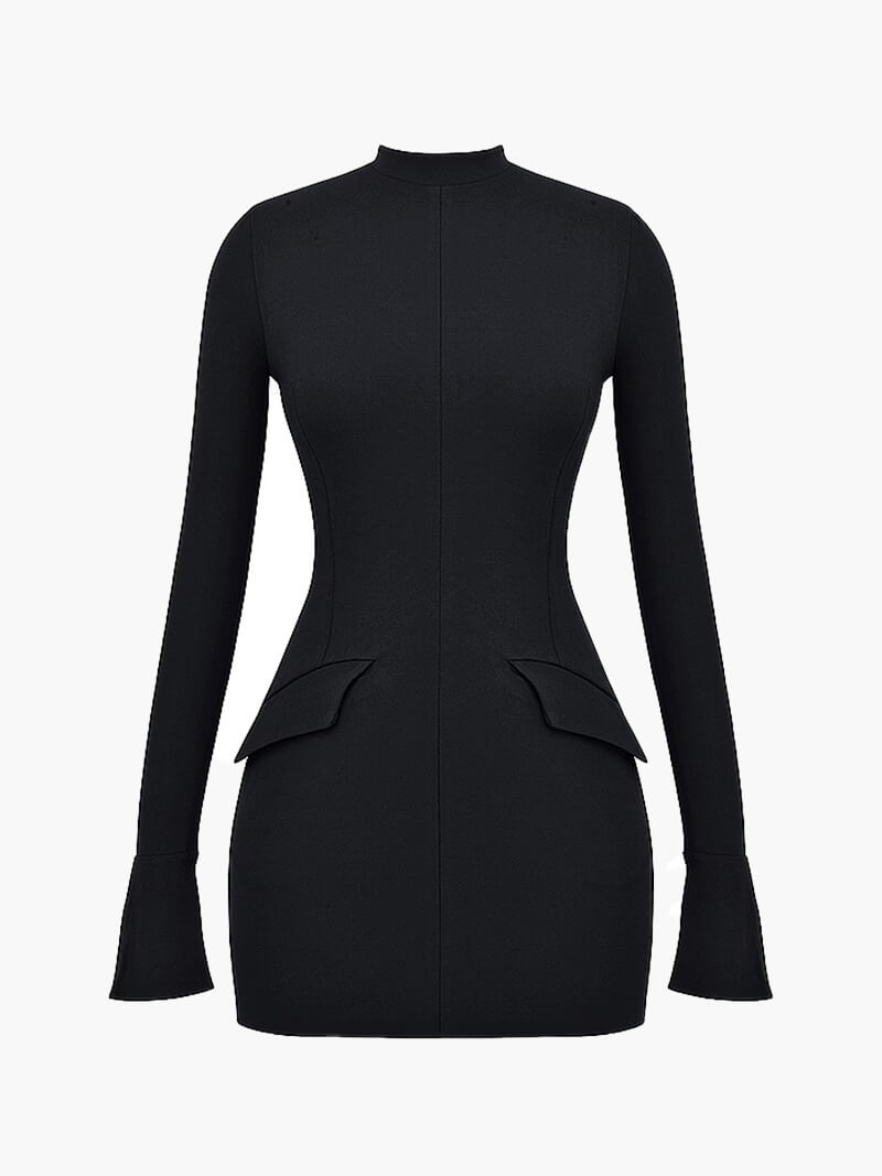 ADORA™ | ROBE ÉLASTIQUE À ENCOLURE EN V ÉFFRAYANT