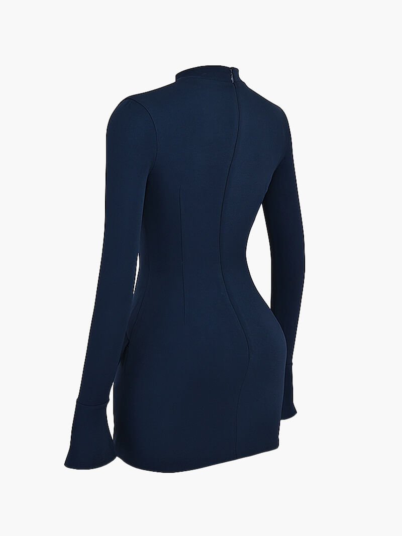 ADORA™ | ROBE ÉLASTIQUE À ENCOLURE EN V ÉFFRAYANT
