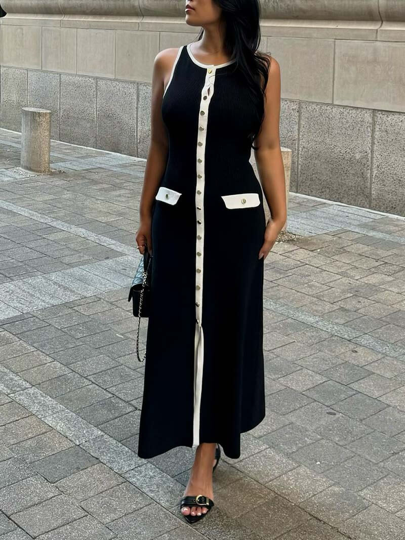 CHARLOTTE™ | ROBE MAXI EN GEORGIE