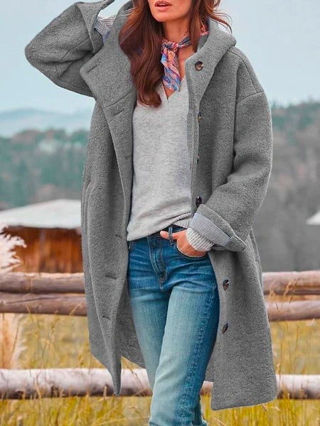 ASTRID™ | MAXI-VESTE AVEC CAPUCHE