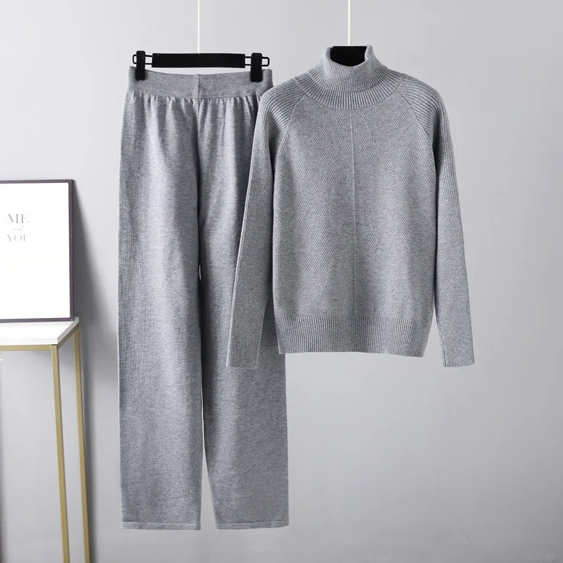 Le Charme™ | Ensemble deux pièces Lounge en tricot torsadé