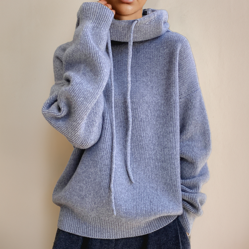 CHARLOTTE™ | TRICOT ÉLÉGANT AVEC COL EN LAINE MÉRINOS