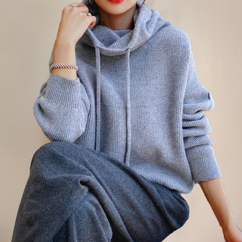CHARLOTTE™ | TRICOT ÉLÉGANT AVEC COL EN LAINE MÉRINOS
