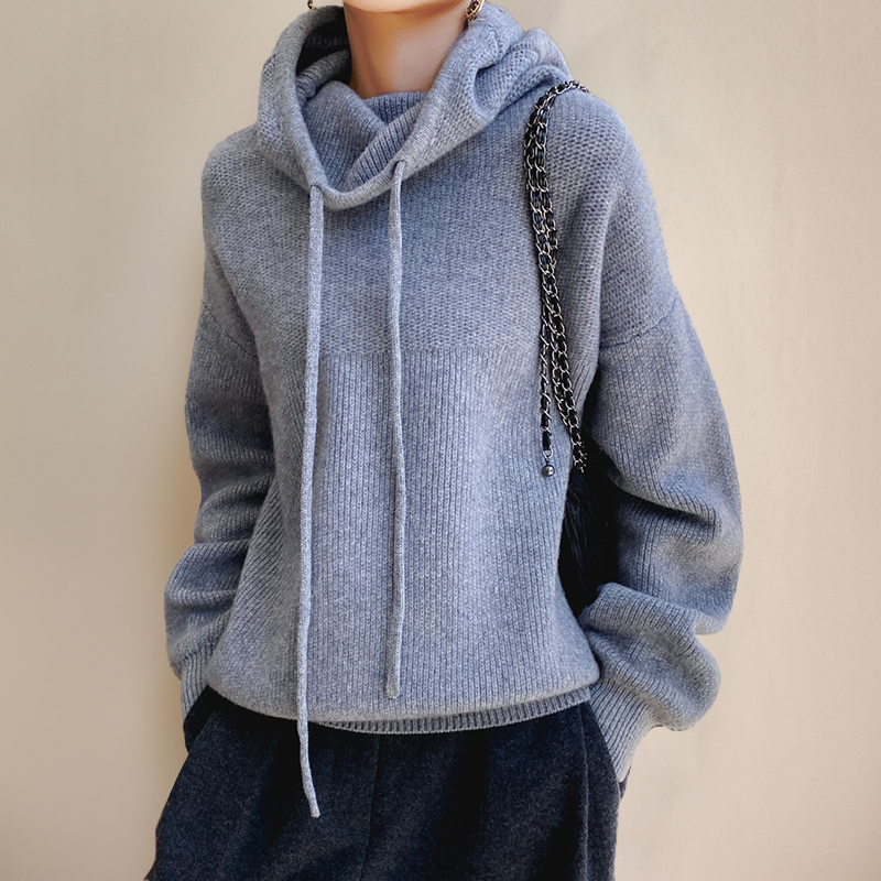 CHARLOTTE™ | TRICOT ÉLÉGANT AVEC COL EN LAINE MÉRINOS