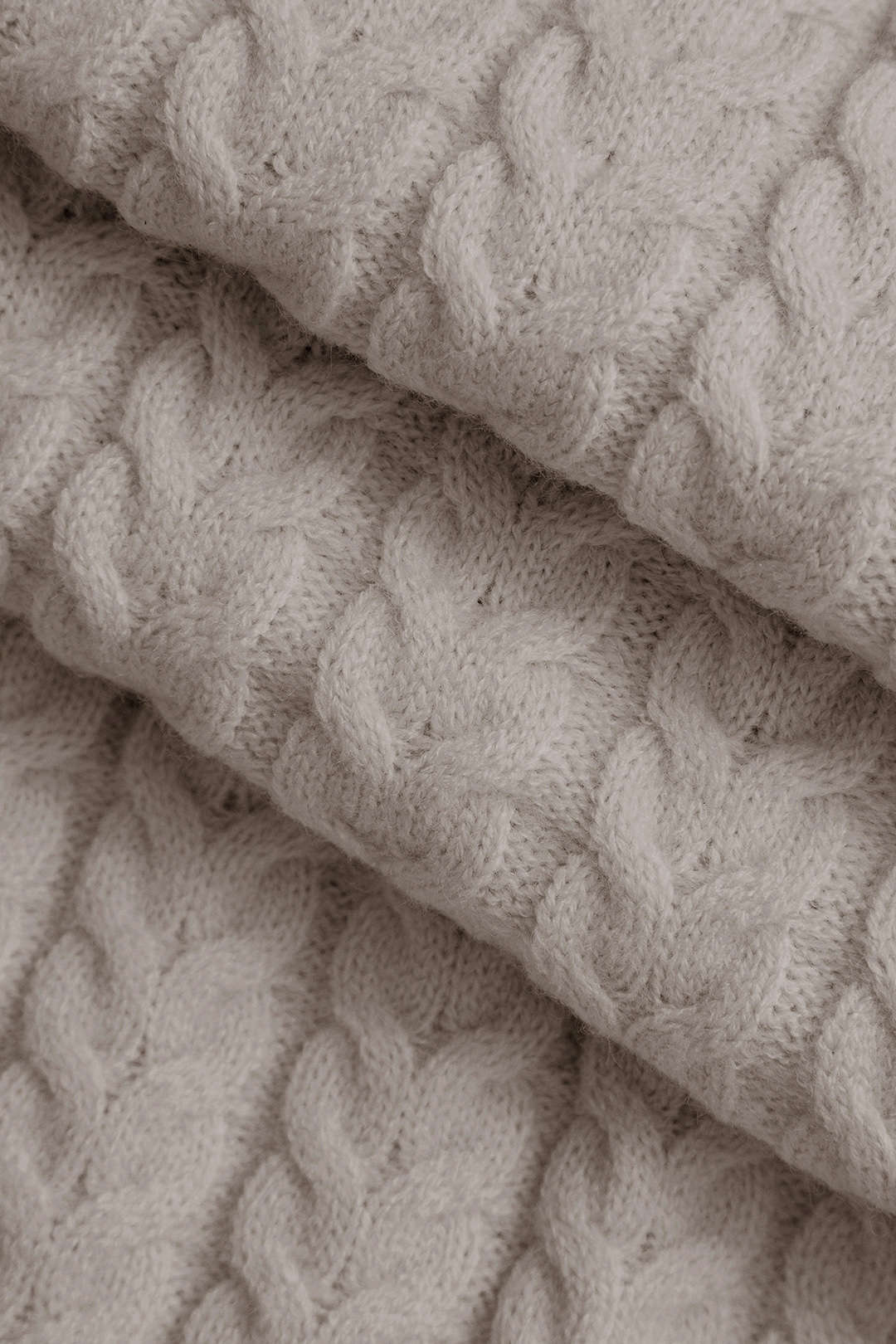 Le Charme™ Ensemble Tricot Uni : Haut à Manches Longues et Jupe Fendue