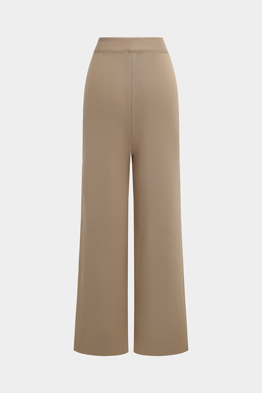Le Charme™ | Ensemble Tricoté Ceinturé : Haut à Boutons et Pantalon Large